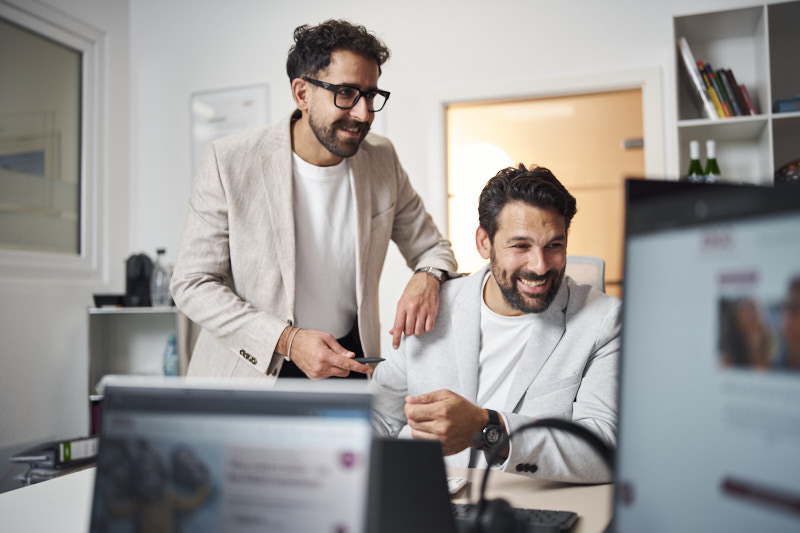 Content-Produktion im Büro 6